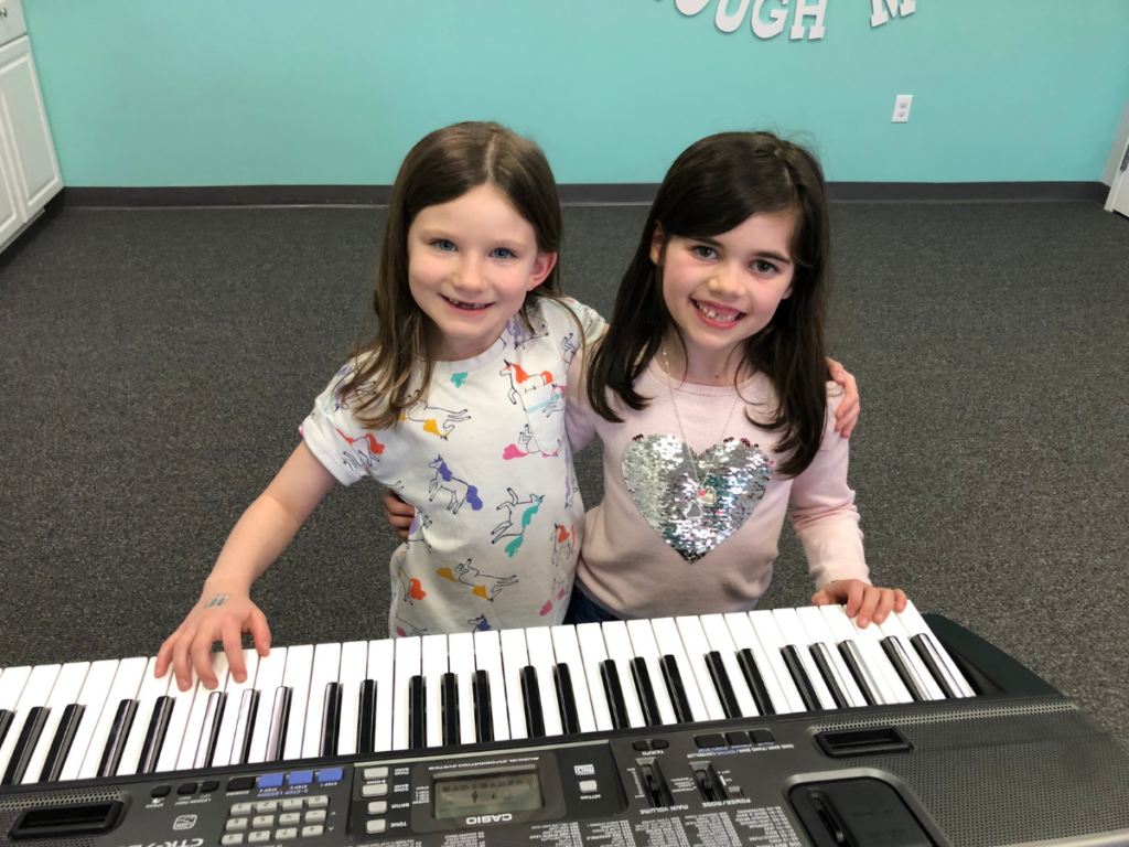Group Piano students performing