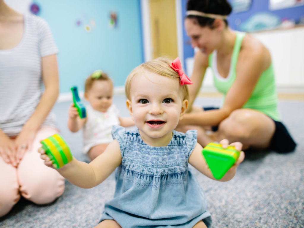 Kindermusik Level 1 class for toddlers (1–2 years) at Melody Magic Music Studio — variant 2